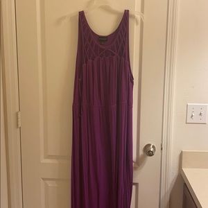 Lane Bryant purple maxi dress